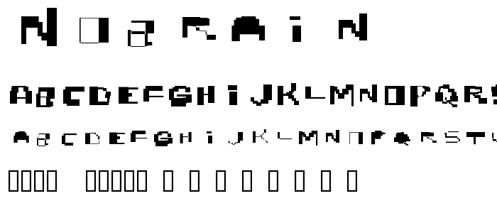 Nobrain font