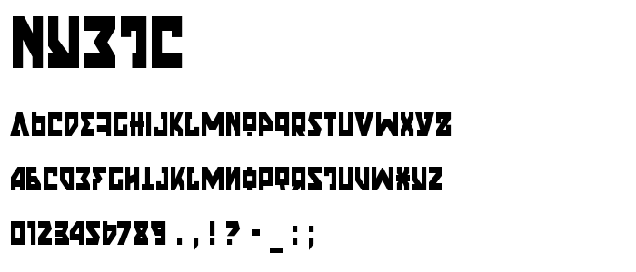 Nyetc font