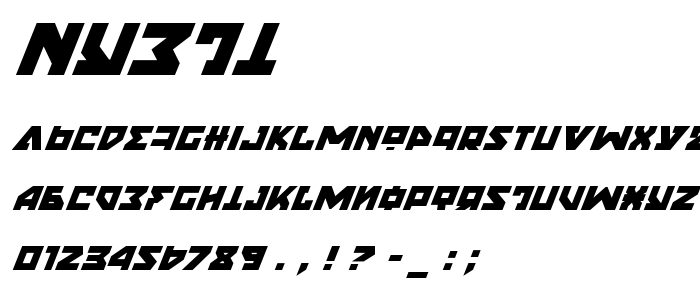 Nyeti font