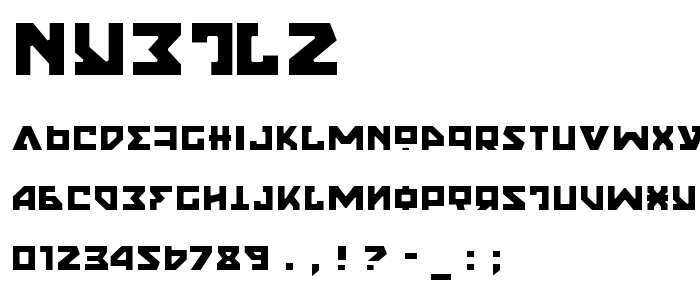 Nyetl2 font