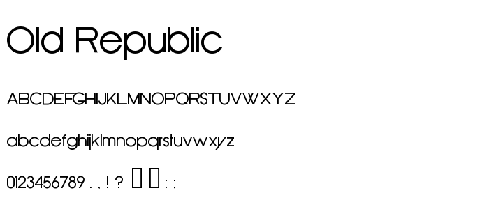 Old_Republic font