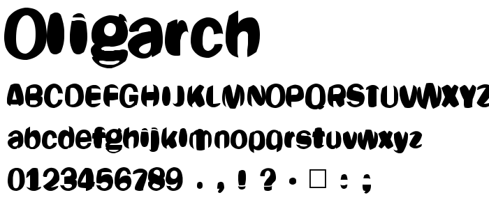 Oligarch font