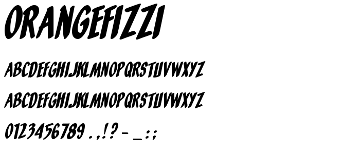 Orangefizzi font