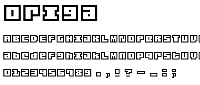 Origa font