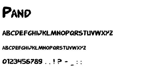 Pand font