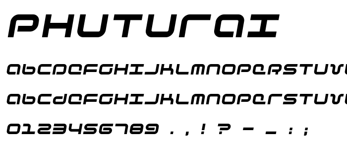 Phuturai font