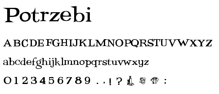 Potrzebi font