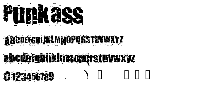 Punkass font