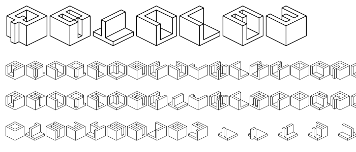 Qbicle3 font