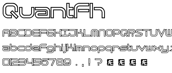 Quantfh font