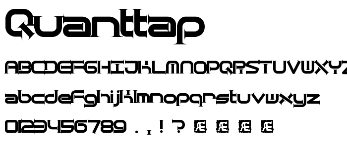 Quanttap font