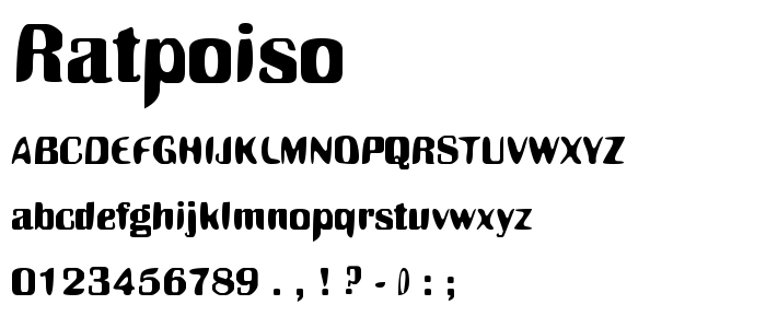 Ratpoiso font