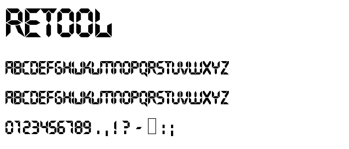 Retool font