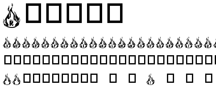 Rmfire font