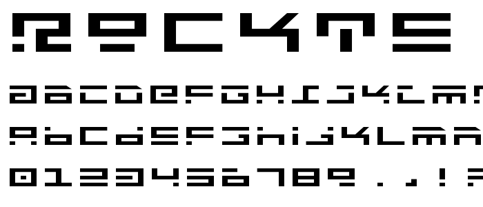 Rockte font