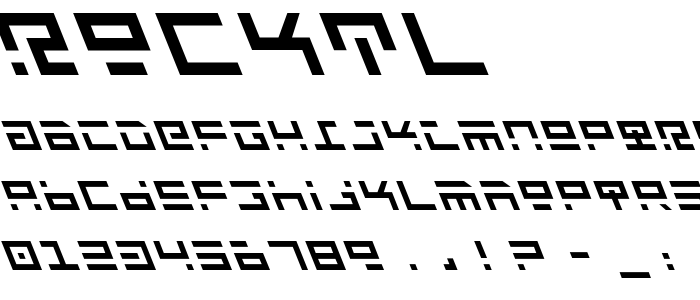 Rocktl font