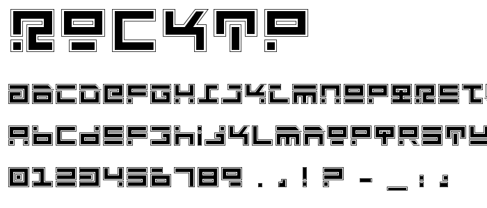 Rocktp font