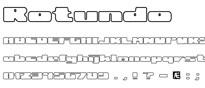 Rotundo font