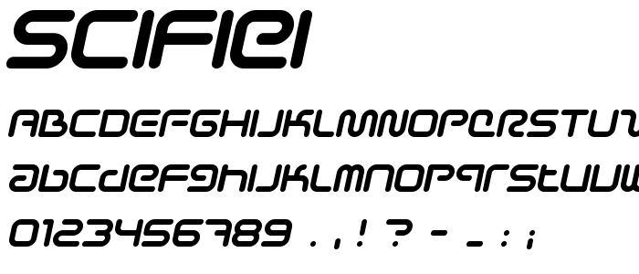 Scifiei font