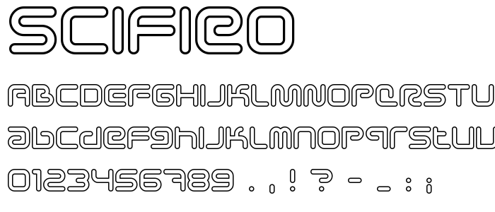 Scifieo font