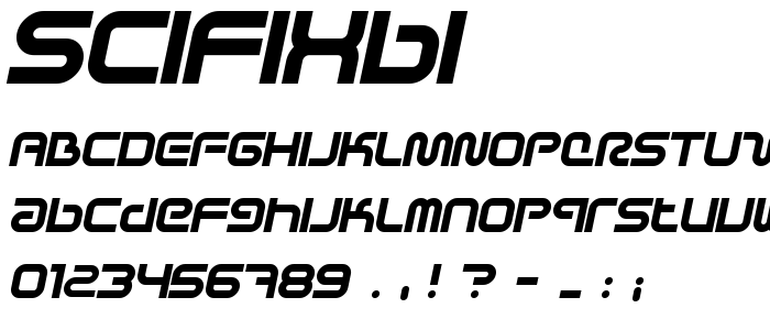 Scifixbi font