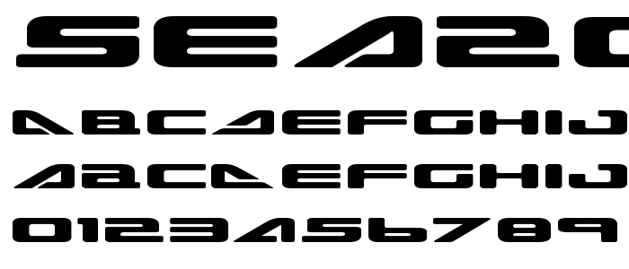 Sea2001e font