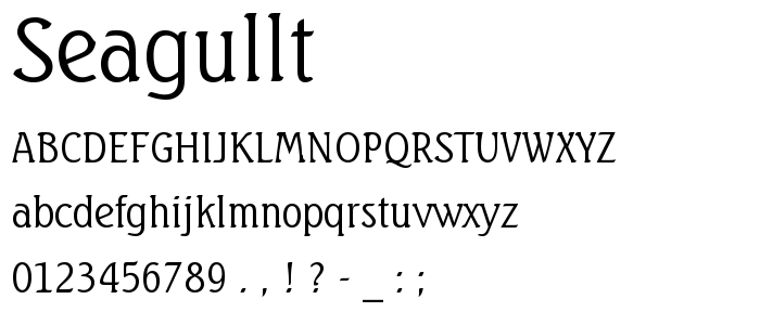 Seagullt font