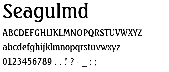 Seagulmd font