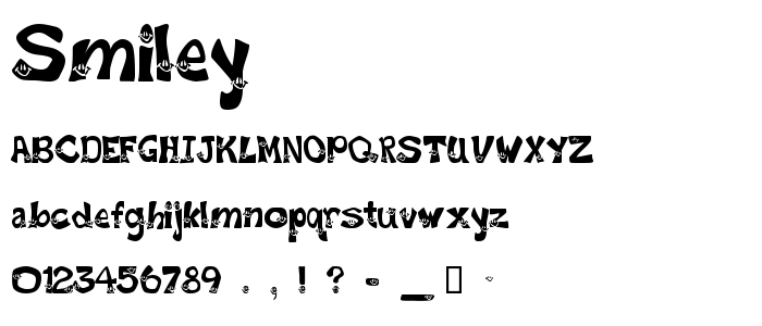 Smiley font