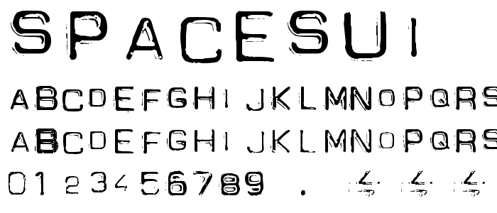 Spacesui font