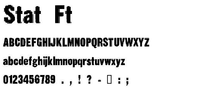 Stat_Ft font