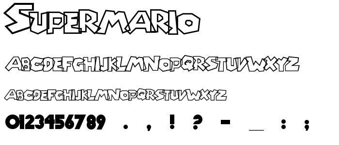 Supermario font