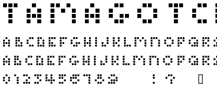 Tamagotchi font