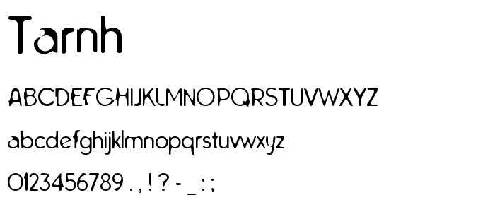 Tarnh font