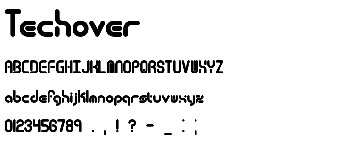 Techover font