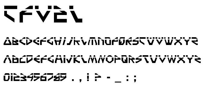 Tfv2l font