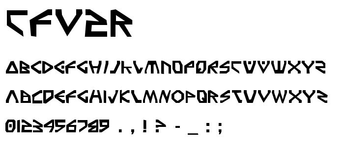 Tfv2r font