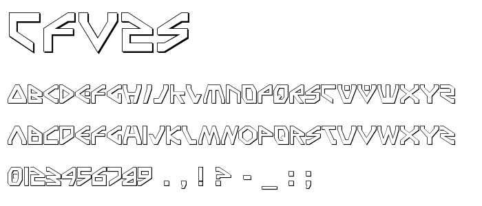 Tfv2s font