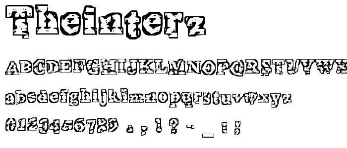 Theinterz font