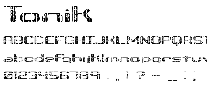 Tonik font