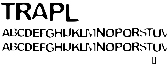 Trapl font