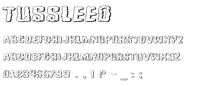 Tussleeo font