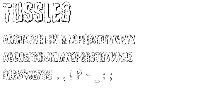 Tussleo font