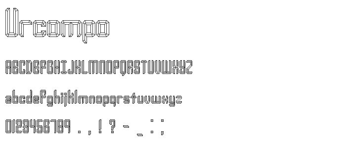 Urcompo font