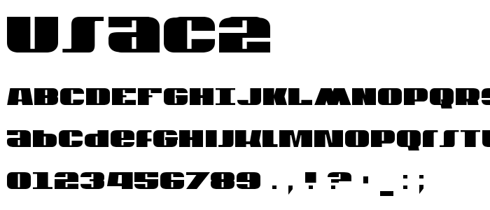 Usac2 font