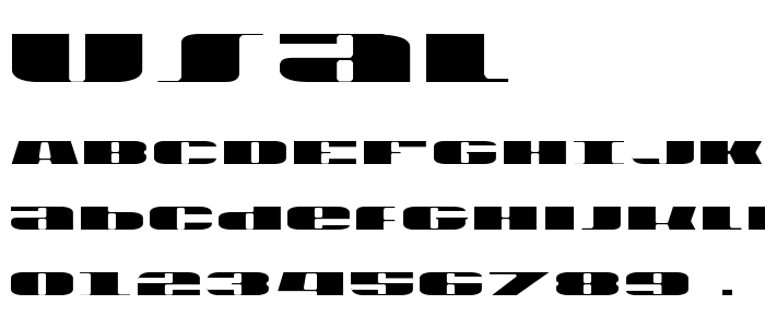 Usal font