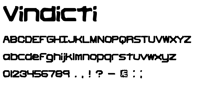 Vindicti font