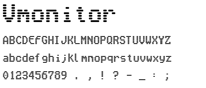 Vmonitor font