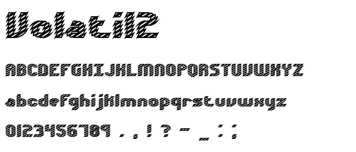 Volatil2 font