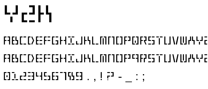 FREE Y2K FONT